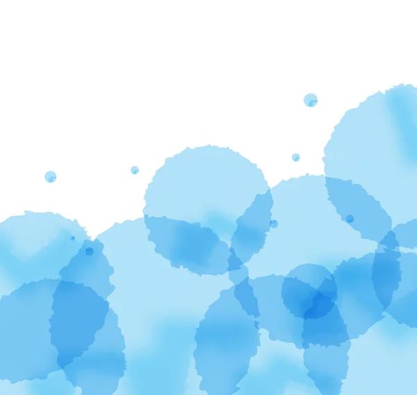 Artistic blue splash background — Stock Vector