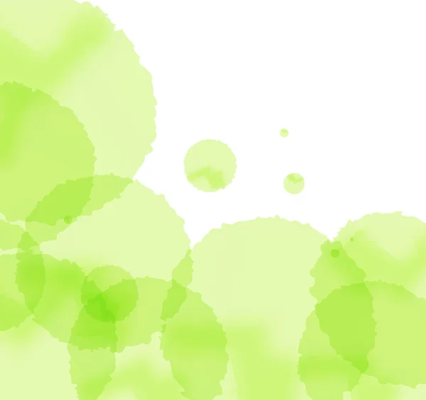 예술적 녹색 시작 배경 — 스톡 벡터