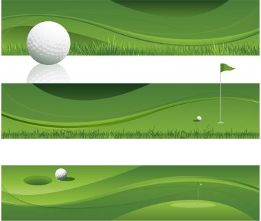 Abstract golf background clipart