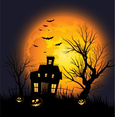 Halloween background clipart