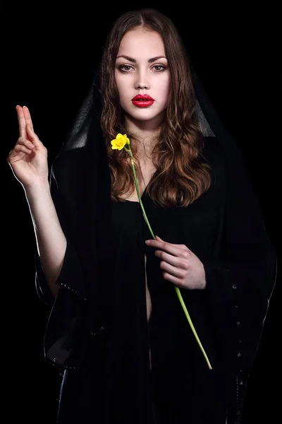 Meryem Ana veya maria magdalena moda model Portreler benziyor — Stok fotoğraf