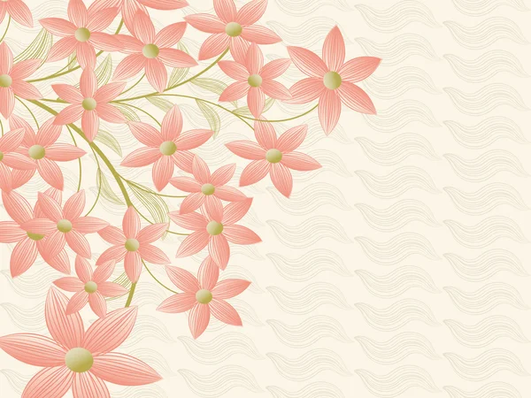 Illustration vectorielle florale — Image vectorielle