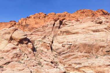 red rock Canyon mojave Çölü'nde görüntüle.