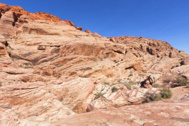 red rock Canyon mojave Çölü'nde görüntüle.