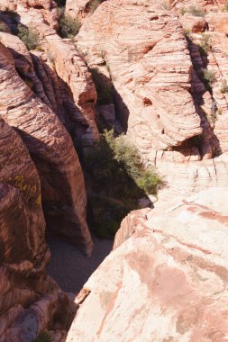 red rock Canyon mojave Çölü'nde görüntüle.