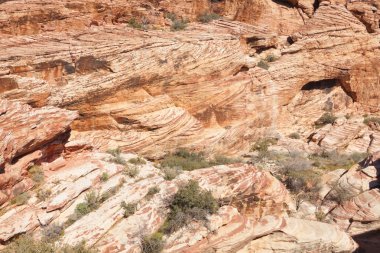 red rock Canyon mojave Çölü'nde görüntüle.