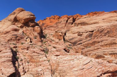 red rock Canyon mojave Çölü'nde görüntüle.