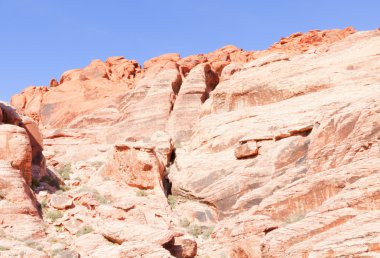 red rock Canyon mojave Çölü'nde görüntüle.