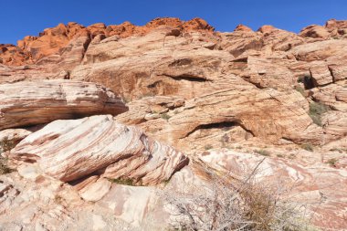 red rock Canyon mojave Çölü'nde görüntüle.