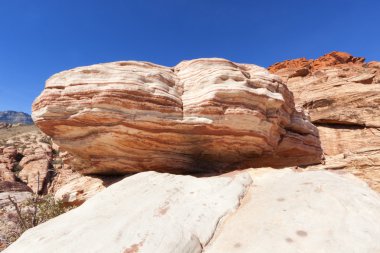 red rock Canyon mojave Çölü'nde görüntüle.