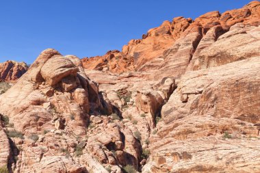 red rock Canyon mojave Çölü'nde görüntüle.