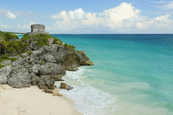 Вид на Карибський пляж. — стокове фото