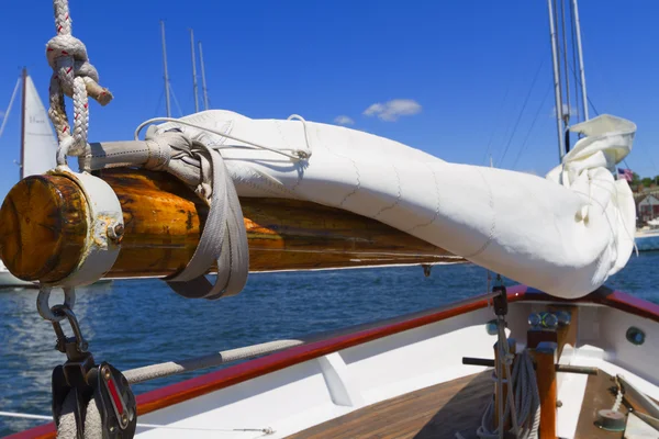 Views of the private sail yacht. — Stock Photo, Image