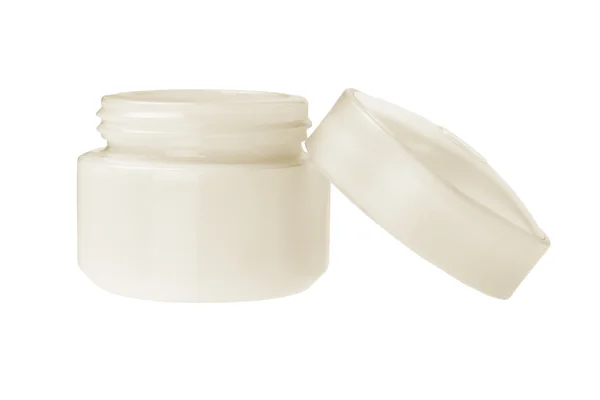 Open Cosmetic Cream Bottle — Stock Photo, Image