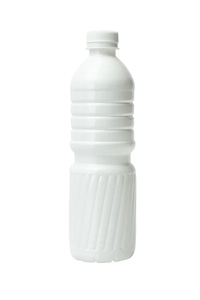 Frasco de plástico branco — Fotografia de Stock