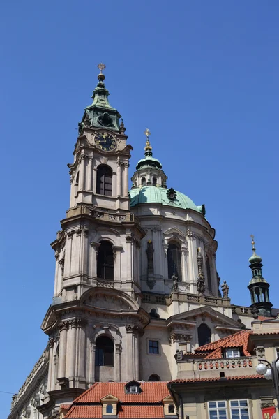 Iglesia de San Nicolás Praga República de Czeck. Europa — Foto de Stock