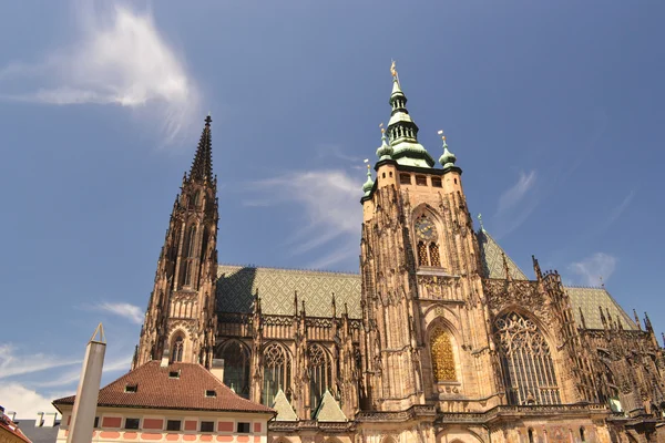 Katedralen i st vitus - Prag - Tjeckien - Europa — Stockfoto