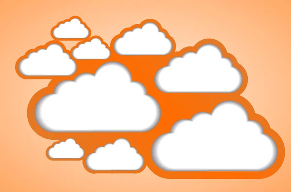 Design de nuvem de computador — Fotografia de Stock