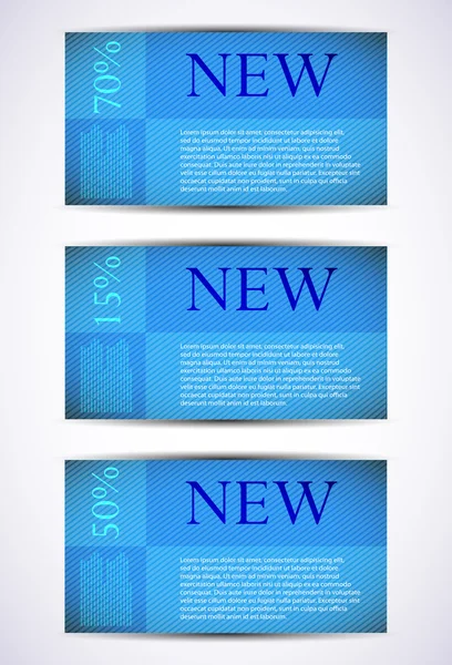 Векторний дизайн синього елемента. Ілюстрація Eps10 — стоковий вектор