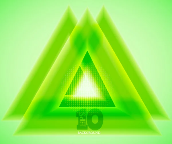 Vektor grön abstrakt bakgrund. EPS 10 — Stock vektor