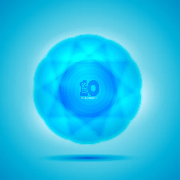 Vettore astratto sfondo blu. Illustrazione Eps 10 — Vettoriale Stock