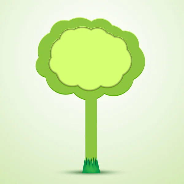 Kreativer Baum mit Platz für Ihren Text — Stockfoto