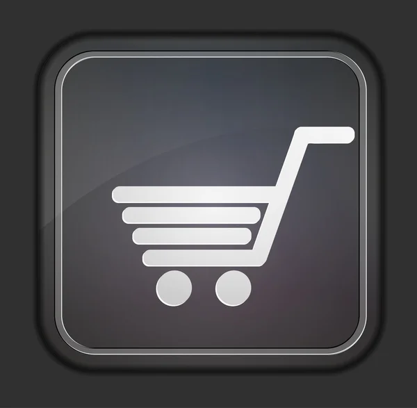Vektor version. shopping ikonen. EPS-10 illustration. lätt att redigera — Stock vektor