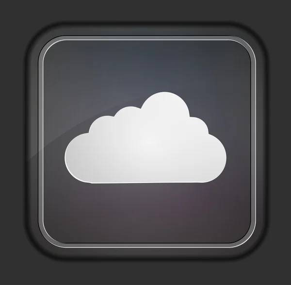 Versione vettoriale. Icona della nuvola. Illustrazione Eps 10. Facile da modificare — Vettoriale Stock