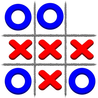 Tic tac toe arka plan vektör. EPS 10