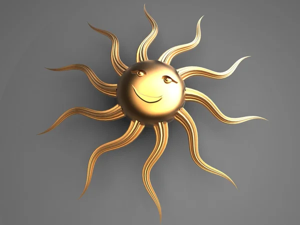 黄金の太陽 — ストック写真