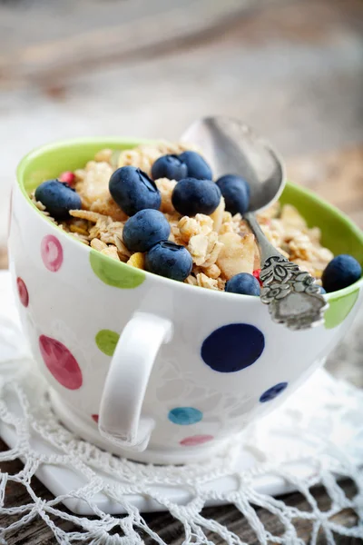 Breakfast muesli — Stock Photo, Image