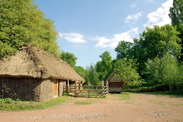 Casa de campo de madeira — Fotografia de Stock
