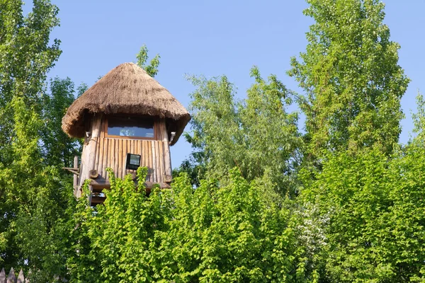 Дом стражи на дереве — стоковое фото
