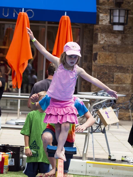 stock image Slacklining