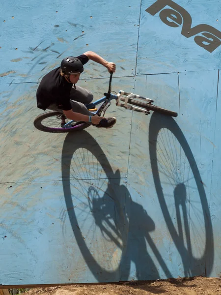 Bicicleta slopestyle — Fotografia de Stock