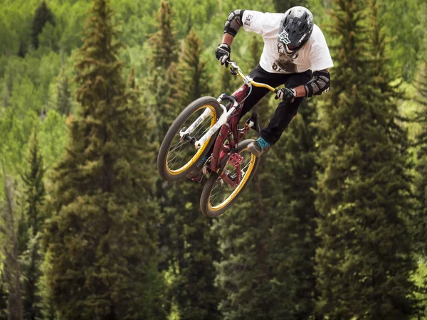 Mountainbike slopestyle kerékpár — Stock Fotó