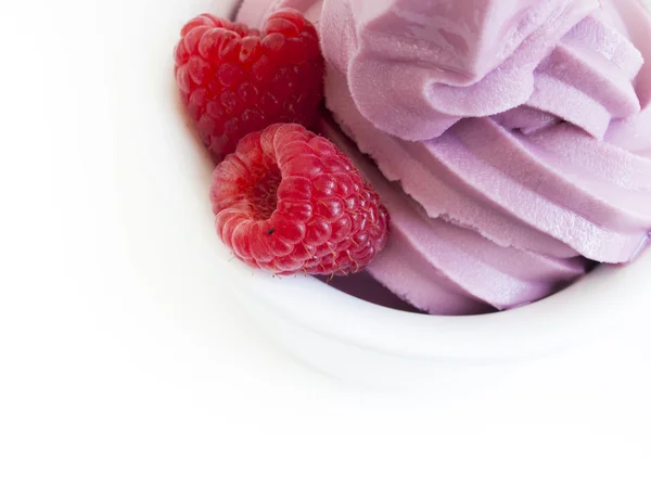 Mrożony jogurt miękkie służyć — Zdjęcie stockowe