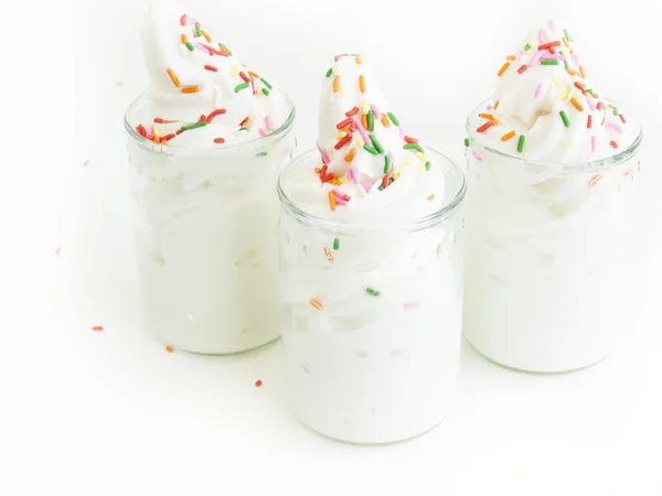 Fryst soft-tjäna yoghurt — Stockfoto