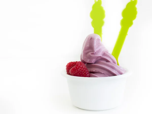 Yogurt congelato morbido — Foto Stock