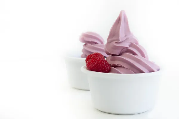 Frozen Soft-Serve Yogurt Royalty Free Stock Photos