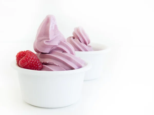 Frozen Soft-Serve Yogurt Stock Picture