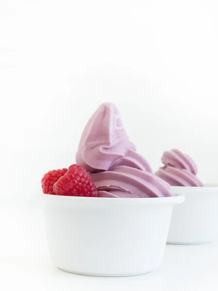 Frozen Soft-Serve Yogurt Royalty Free Stock Images