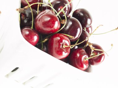 Sweet cherries clipart