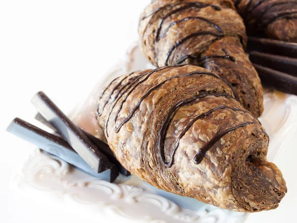 stock image Chocolate croissant