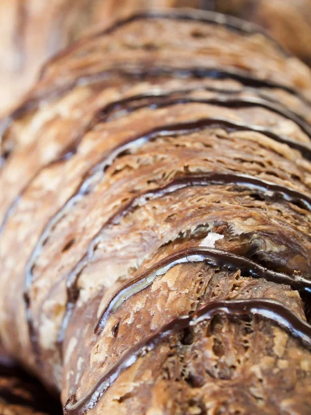 Chocolate croissant — Stock Photo, Image