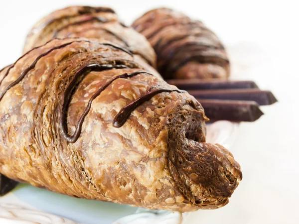 stock image Chocolate croissant