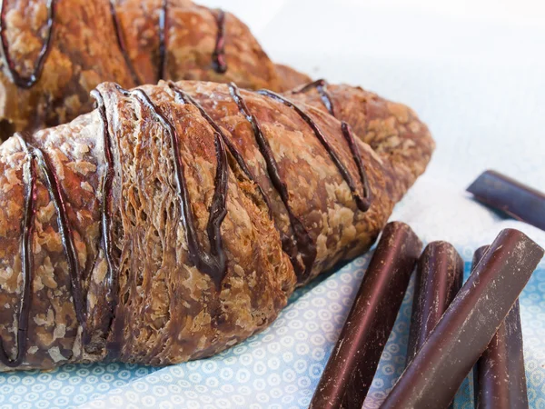 stock image Chocolate croissant