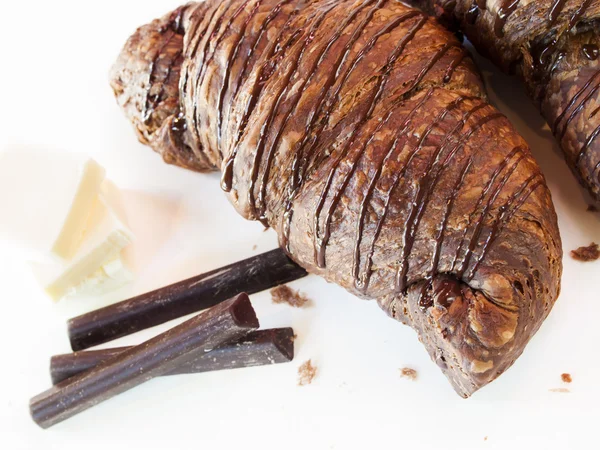 stock image Chocolate croissant