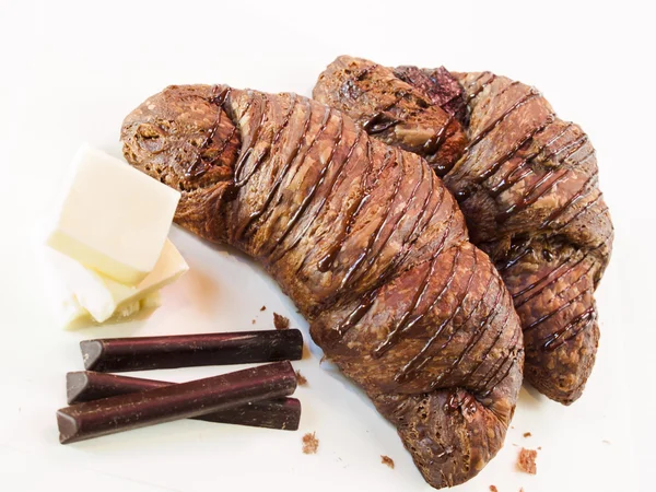 stock image Chocolate croissant