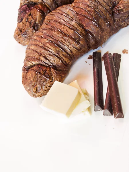 stock image Chocolate croissant